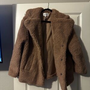 Viggos Cozy Brown Teddy Coat